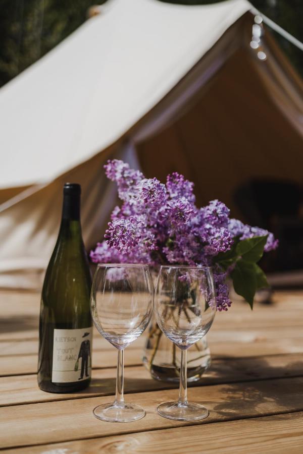 Falkeroed - Lyxig Glamping I Naturreservat Ink Frukost Гребестад Екстериор снимка