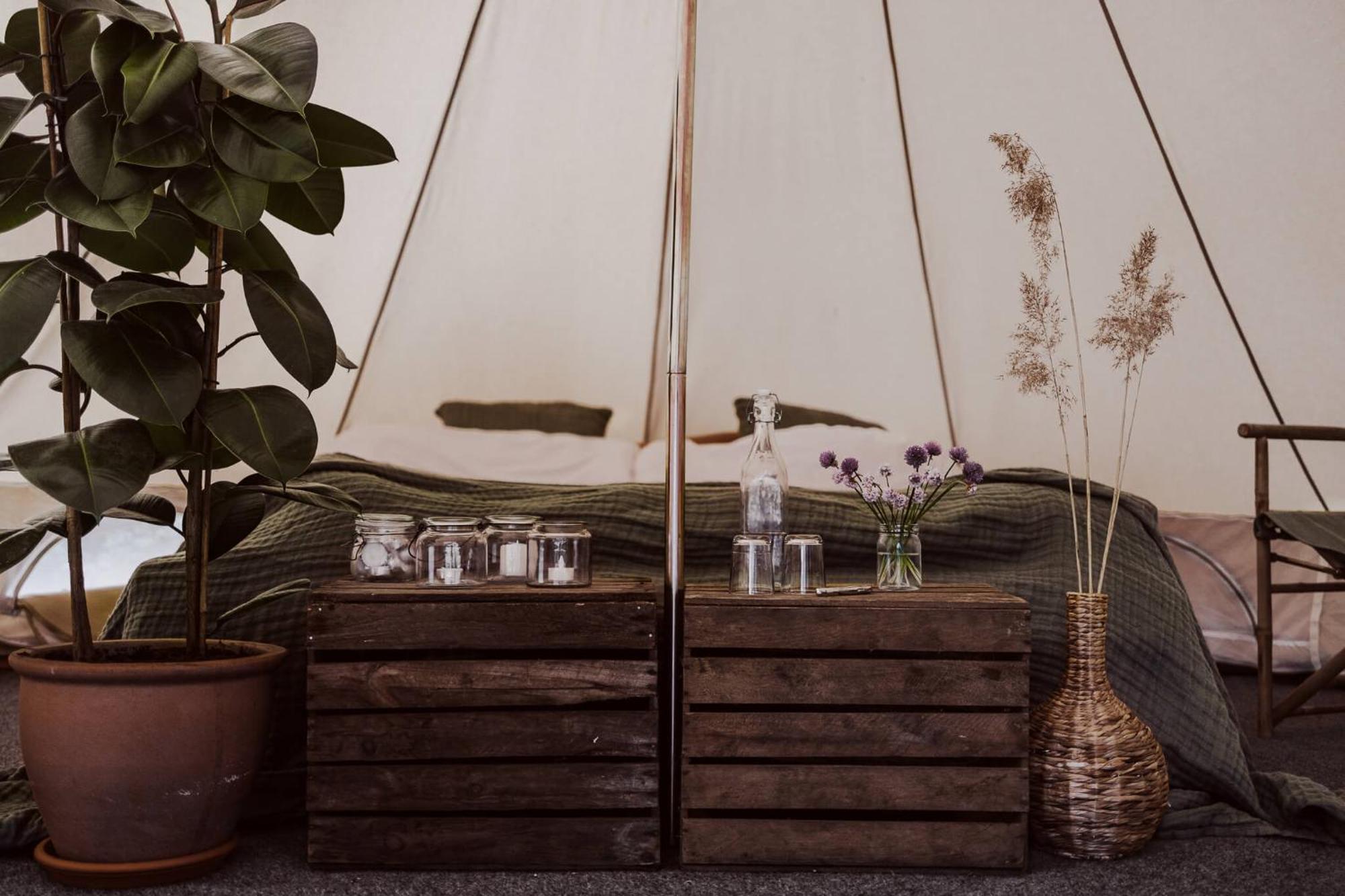 Falkeroed - Lyxig Glamping I Naturreservat Ink Frukost Гребестад Екстериор снимка