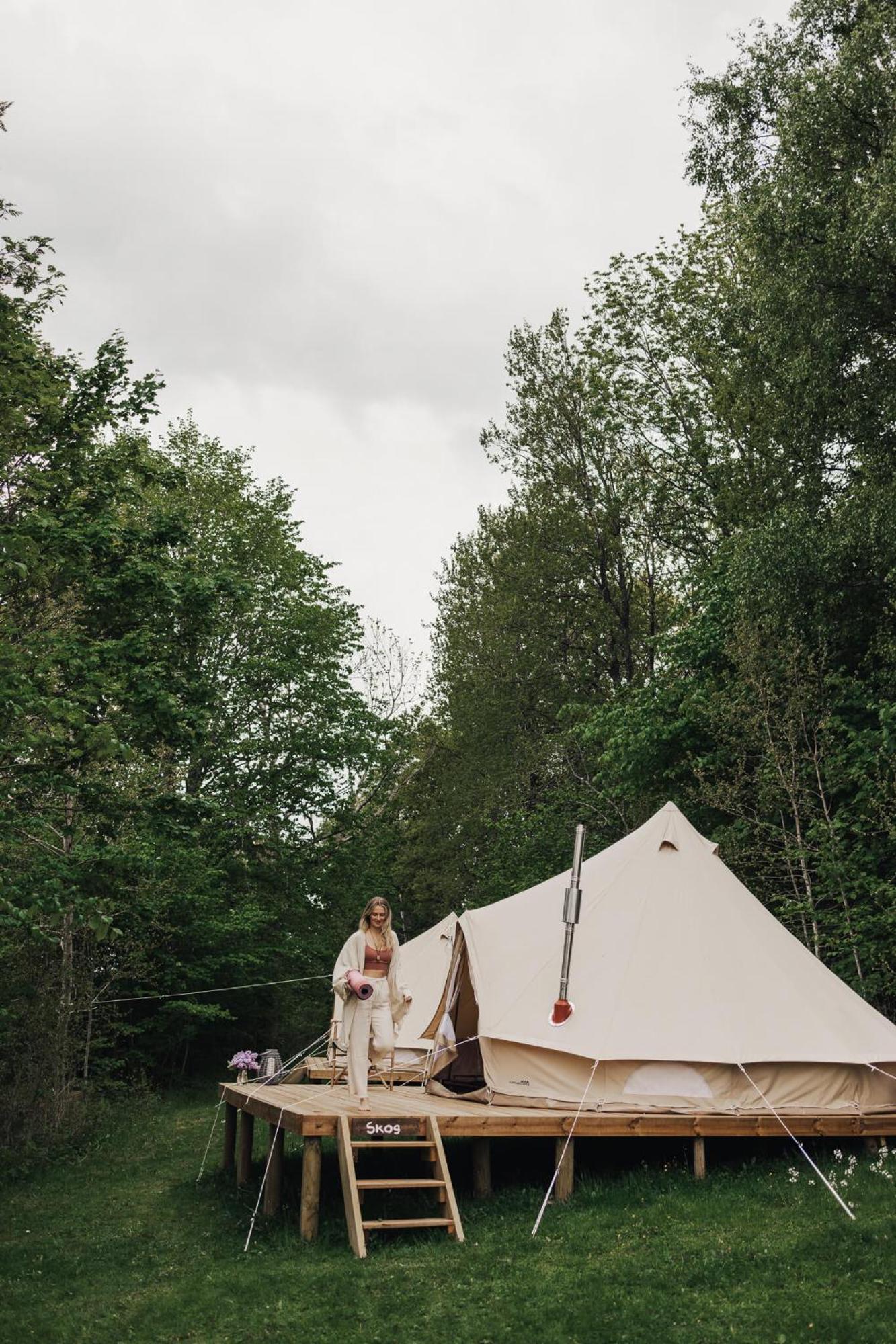 Falkeroed - Lyxig Glamping I Naturreservat Ink Frukost Гребестад Екстериор снимка